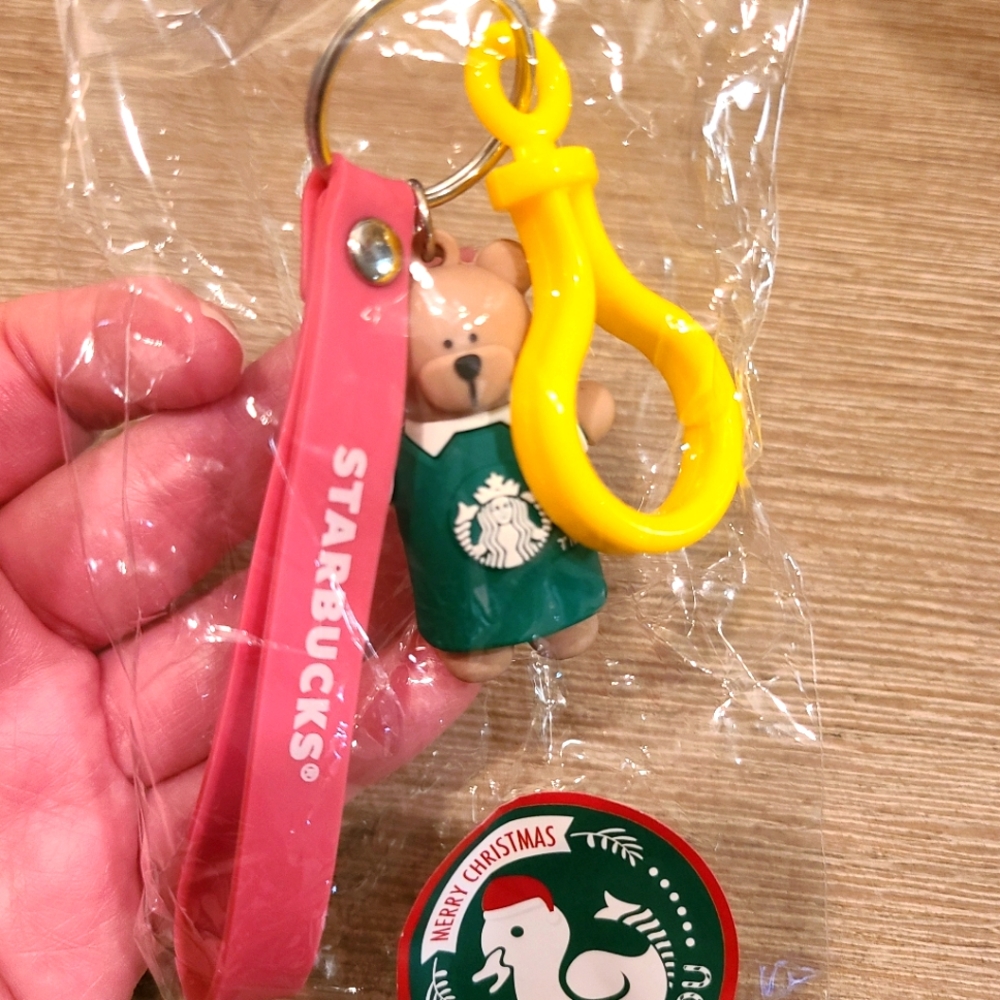 Starbucks rare Bear KeyChain, Taiwan